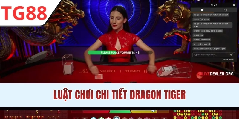 Luật chơi chi tiết Dragon Tiger